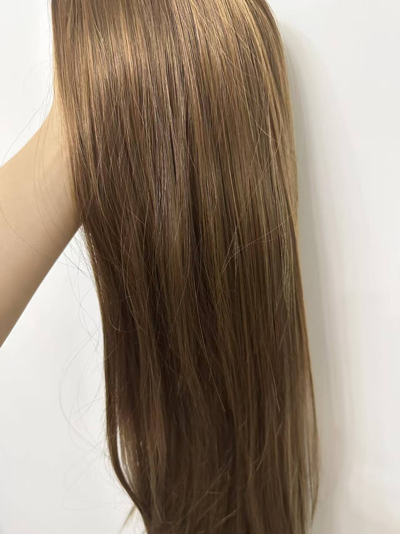 Straight Lace Front Wigs - Synthetic Hair wig HD Transparent Lace Frontal Wigs for Black Woman -Lace Frontal Wigs - Glueless Wigs - Natural Color - 36 Inch