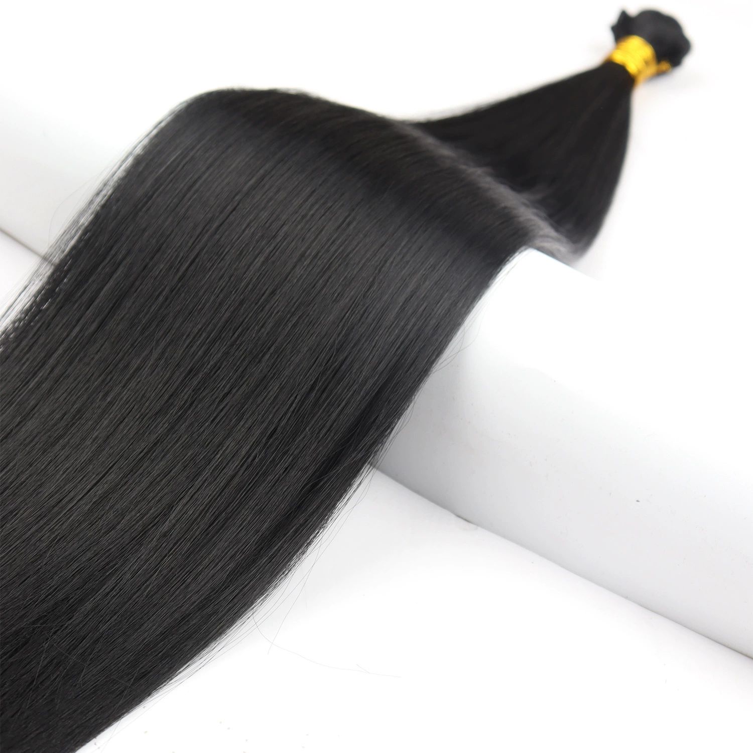 wig hair bundles， Wig Hair Bundle Straight Hair Chemical Fiber straight hair Curtain Hair(Brown,36inch)