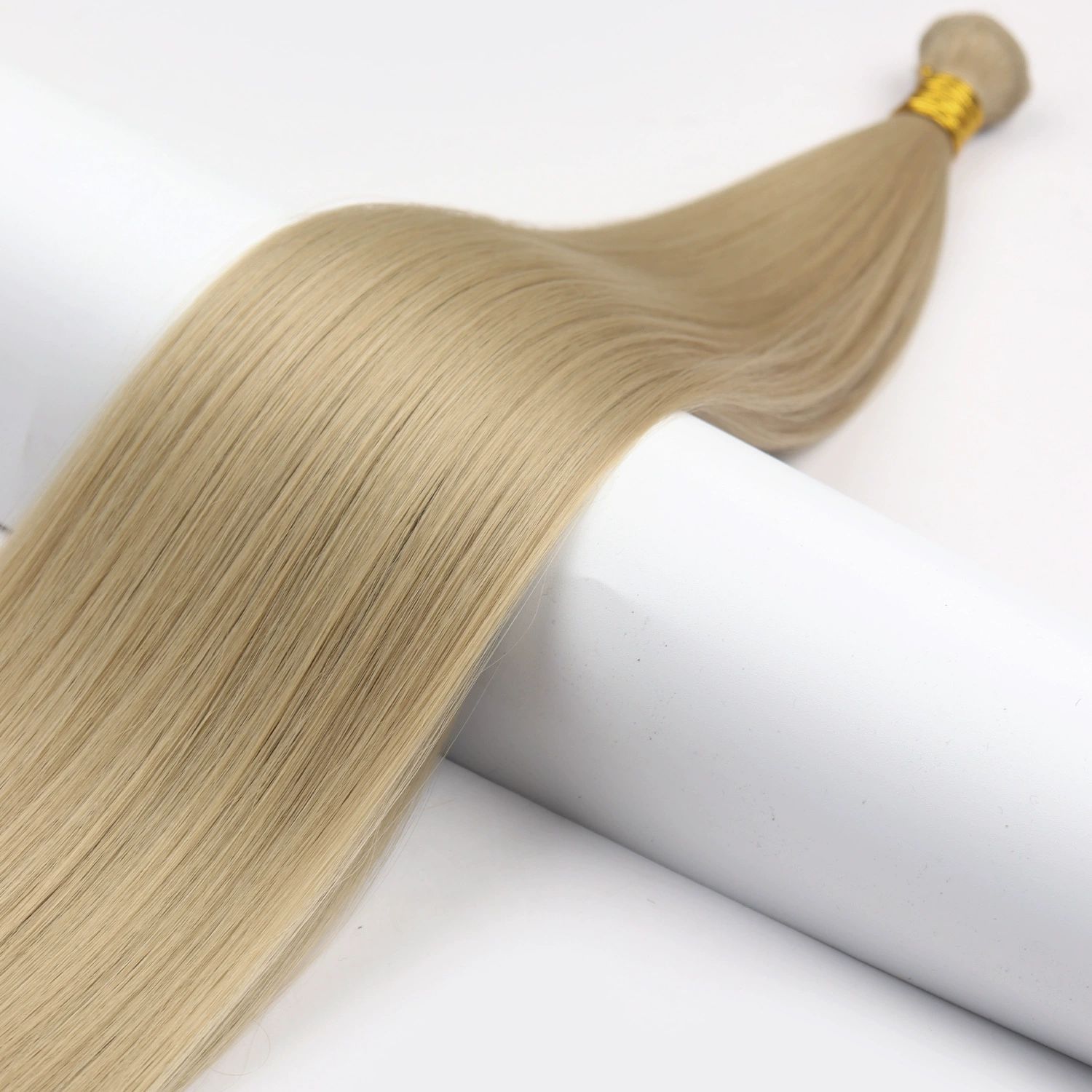 wig hair bundles， Wig Hair Bundle Straight Hair Chemical Fiber straight hair Curtain Hair(Brown,36inch)