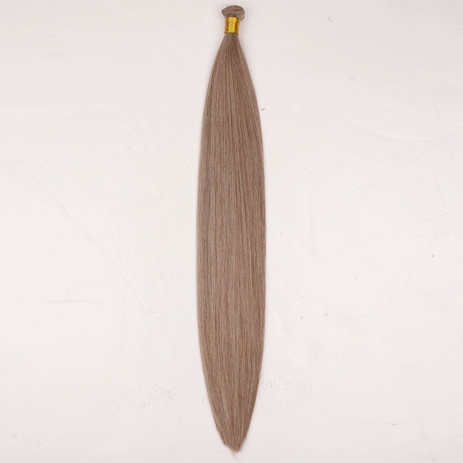 wig hair bundles， Wig Hair Bundle Straight Hair Chemical Fiber straight hair Curtain Hair(Brown,36inch)