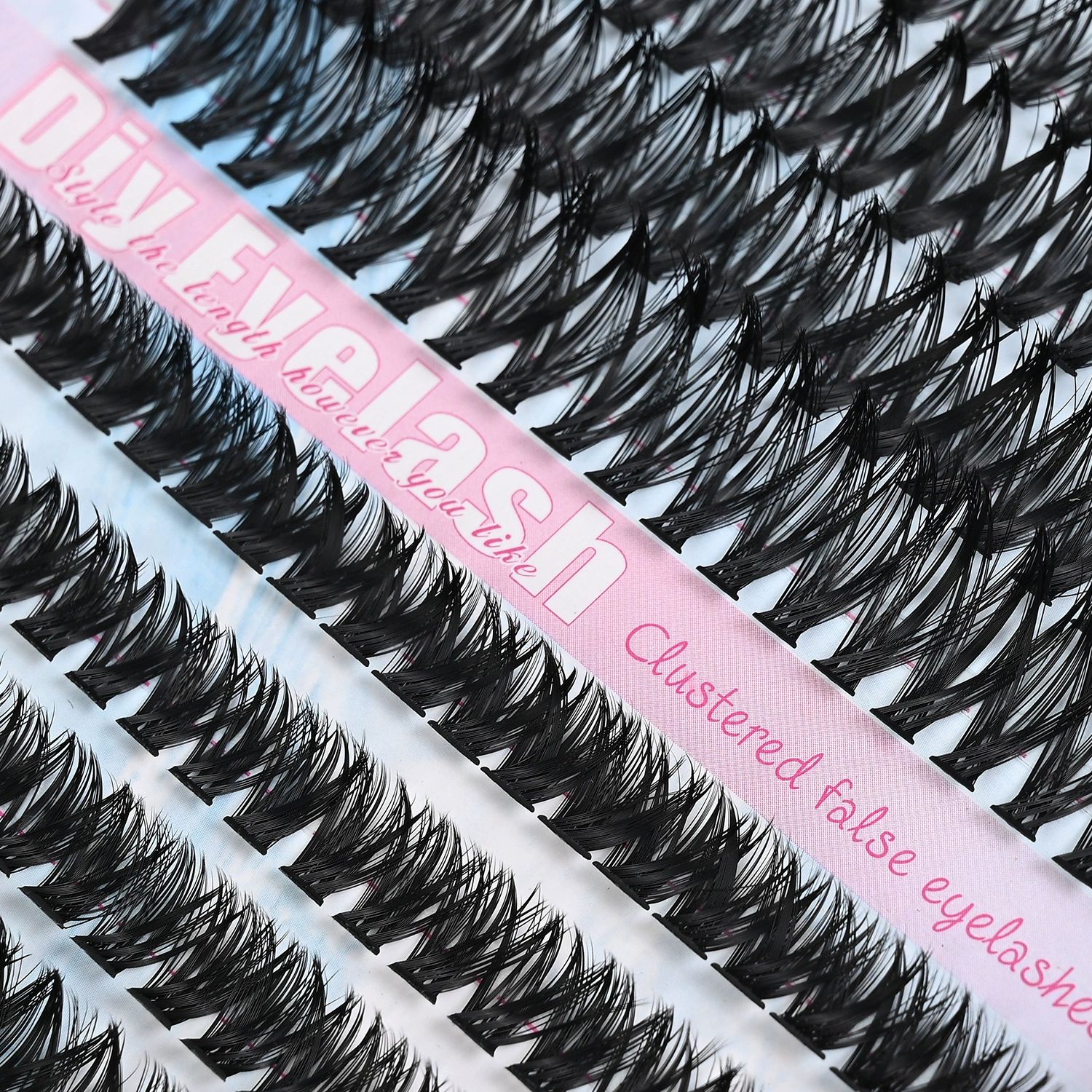 Lash Clusters Kit for beginners Eyelash Clusters Kit Lashes Clusters Kit Cluster Pestañas Postizas Naturales with Lash Bond&Seal,Lash Tweezers,Mascara Brush(640pcs 30D+40D+50D+60D Kit,9-16mm)