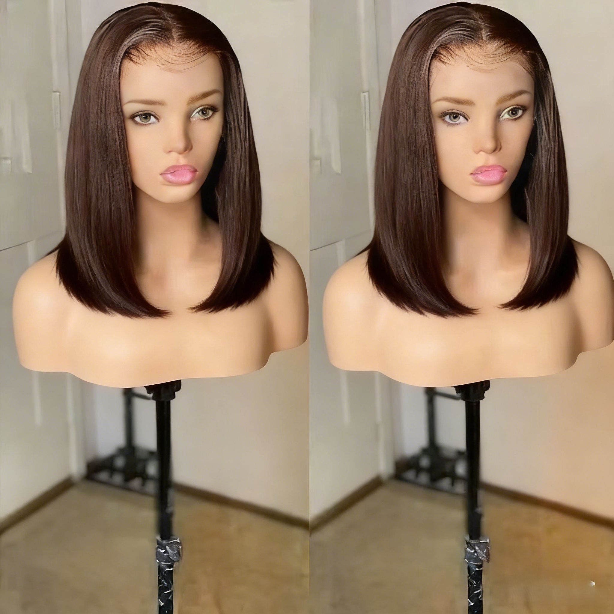 Lace Front Wigs ,  Wig for Women, All-Day Comfort Glueless  Hairline  , Synthetic Human Hair 180 Density, Natural Color 22 Inch Soft Hair