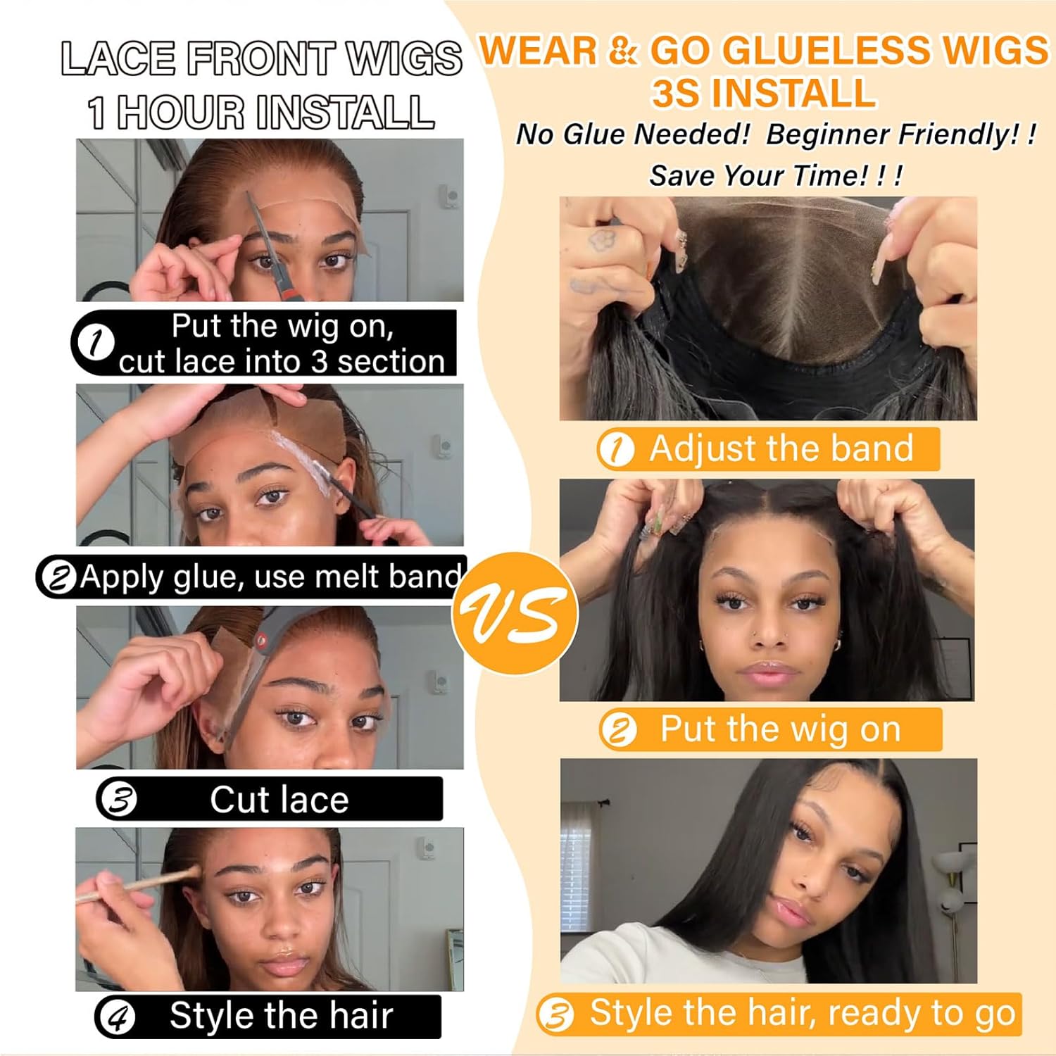 True 180% Density SKINLIKE Real Lace Wig,13x4 Full Frontal 0.10mm Ultra-thin HD Lace Vivid Clean Pre Plucked Hairline Bleached Knots Body Wave 12A Unprocessed Human Hair Wigs 22 Inch