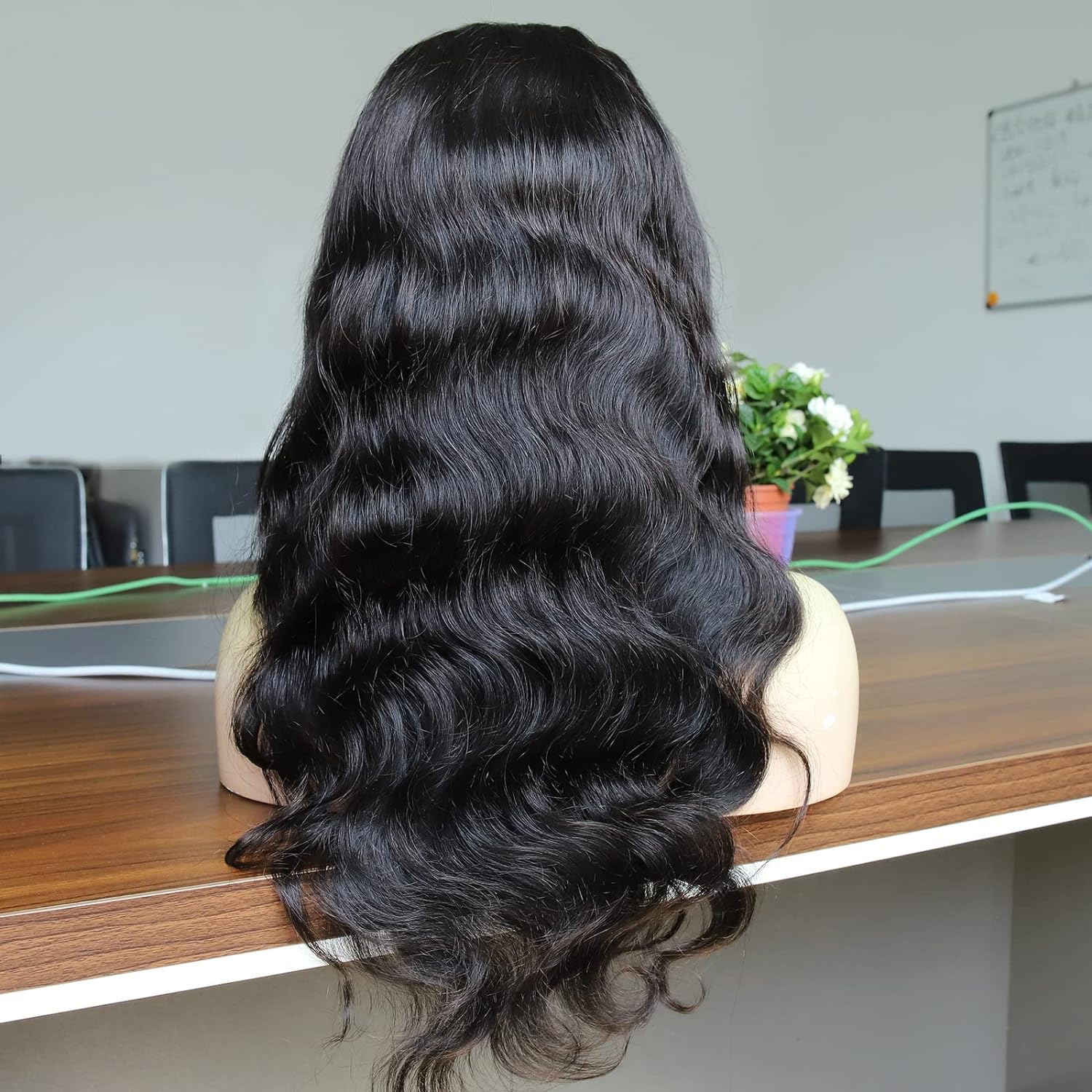 True 180% Density SKINLIKE Real Lace Wig,13x4 Full Frontal 0.10mm Ultra-thin HD Lace Vivid Clean Pre Plucked Hairline Bleached Knots Body Wave 12A Unprocessed Human Hair Wigs 22 Inch