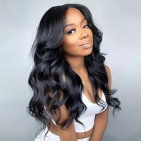 True 180% Density SKINLIKE Real Lace Wig,13x4 Full Frontal 0.10mm Ultra-thin HD Lace Vivid Clean Pre Plucked Hairline Bleached Knots Body Wave 12A Unprocessed Human Hair Wigs 22 Inch
