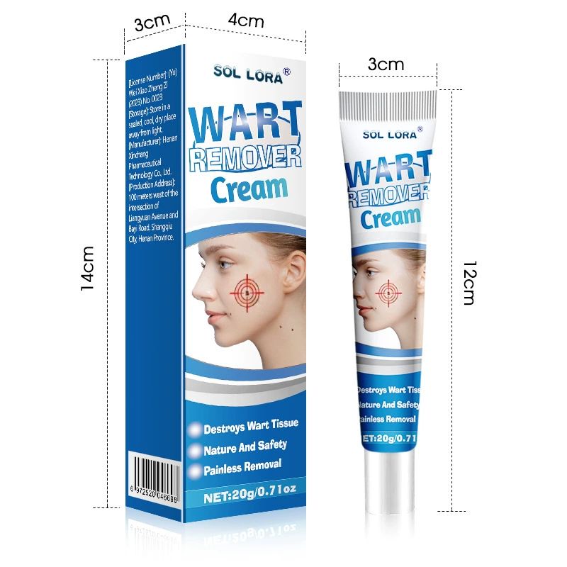 Warts Remover Cream, Fast-Acting Wart Ointment with Maximum Strength for Home Use, Safe and Effective