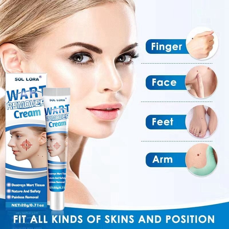 Warts Remover Cream, Fast-Acting Wart Ointment with Maximum Strength for Home Use, Safe and Effective