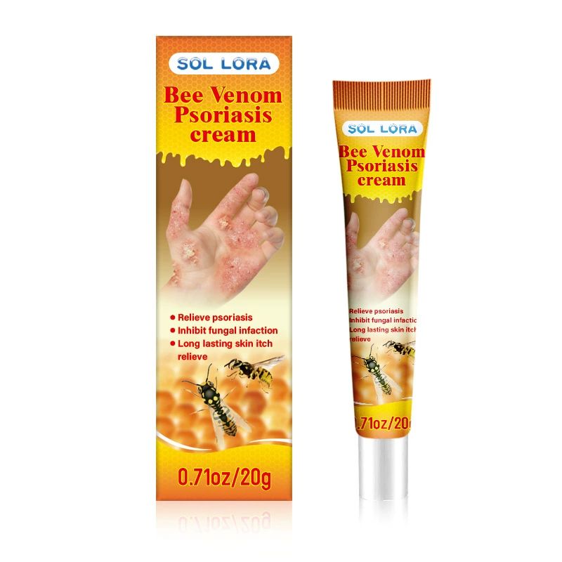 2pcs SOL LORA Bee Venom Skin Itch Relief and Scalp Fungal Infection Repair Cream