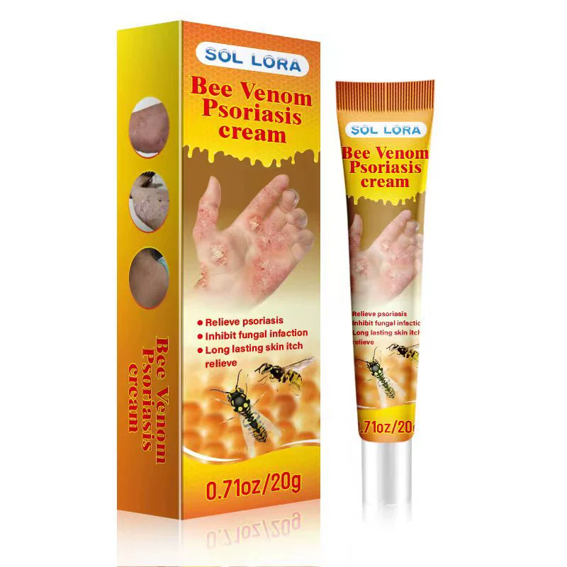 2pcs SOL LORA Bee Venom Skin Itch Relief and Scalp Fungal Infection Repair Cream