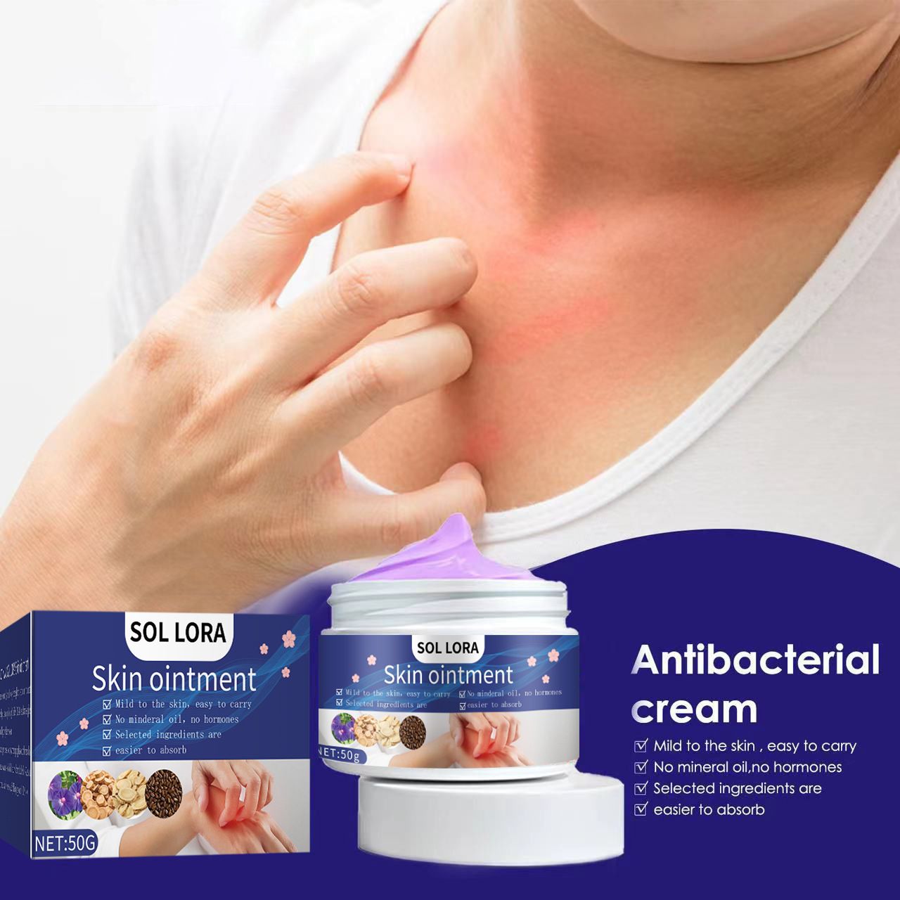 Folliculitis Treatment & Seborrheic Dermatitis Antifungal Cream: Scalp & Body Treatment for Dry Itchy, Back Fungal Acne, Ringworm, Eczema, Athlete’s Foot & Jock Itch