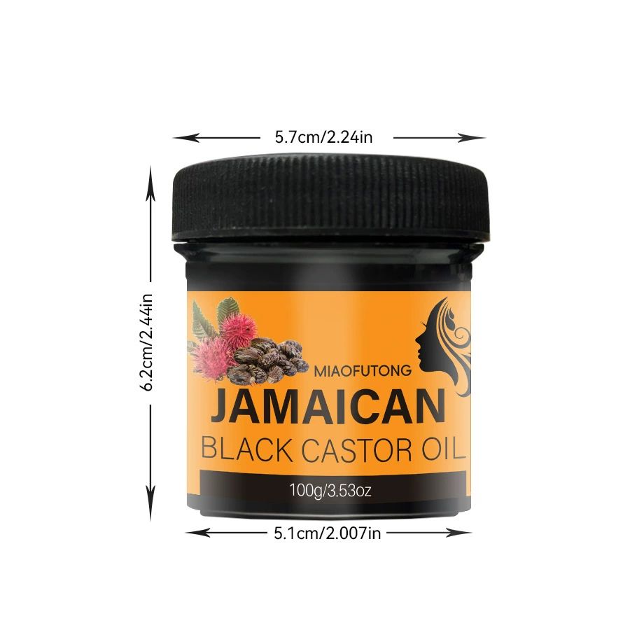 Black Castor Oil Curl Defining Cream, Anti-Frizz Curling Cream for Enhances Wavy Hair and Curly Hair, Hydrating Hair Mask Curl Cream to Define All Curly Types & Hair Textures