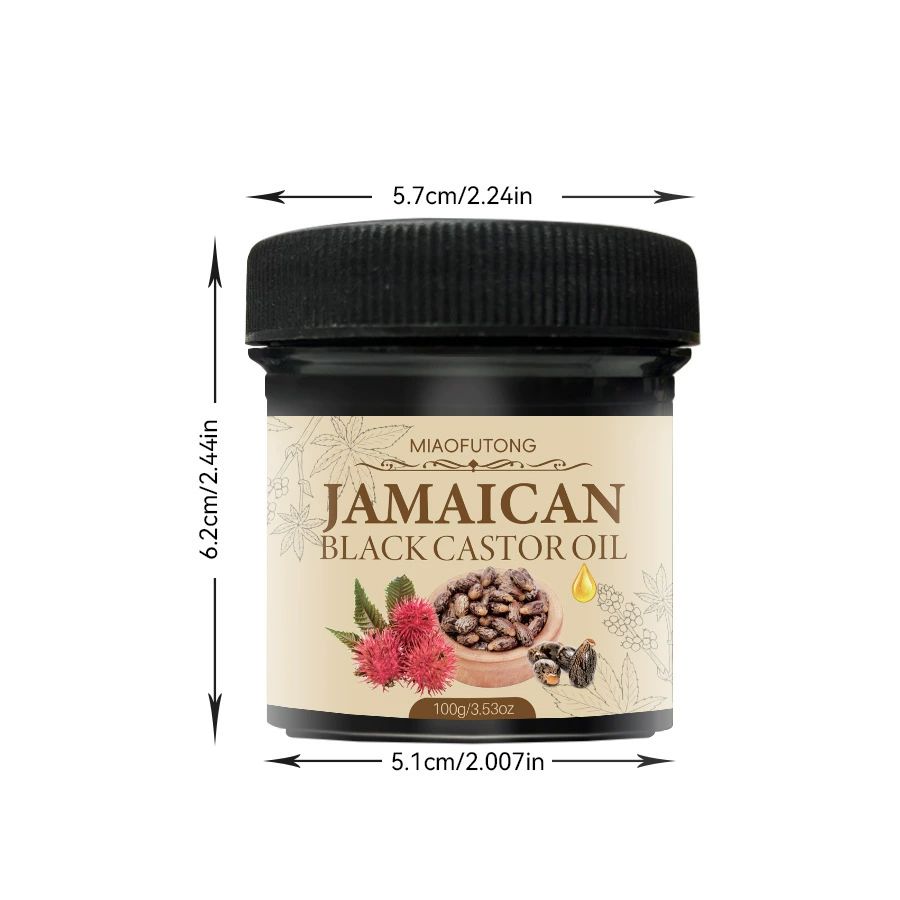 Black Castor Oil Curl Defining Cream, Anti-Frizz Curling Cream for Enhances Wavy Hair and Curly Hair, Hydrating Hair Mask Curl Cream to Define All Curly Types & Hair Textures
