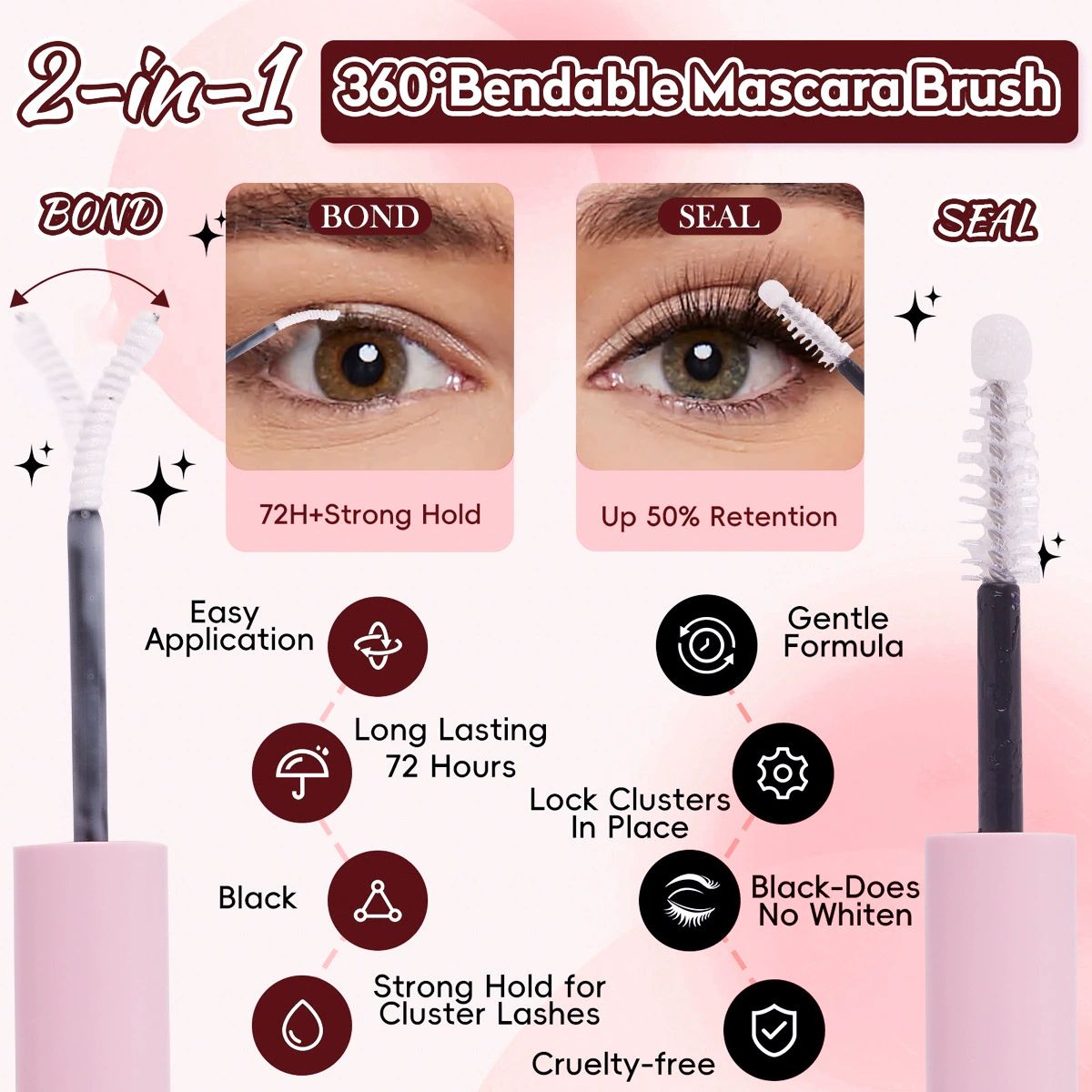 Lash Clusters C Curl Lash Clusters Kit Lashes Clusters 240 Pcs Individual Eyelash Clusters DIY Lash Extension Kit for Self Application 8-18MM) Mix Lash Glue and Tweezers