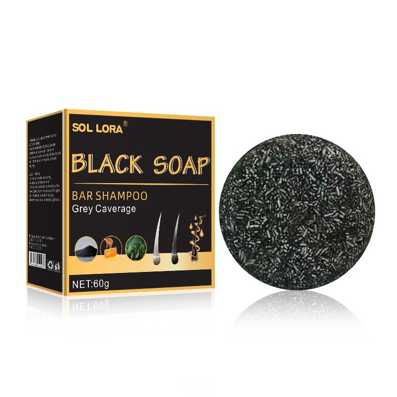 Natural Shampoo Bar for Treated Dry Damaged Hair, 2 Pieces Solid Shampoo Soap with Vegetarian Plant Essence, Helps Stop Hair Loss and Promotes Healthy Growth(2 PCS)