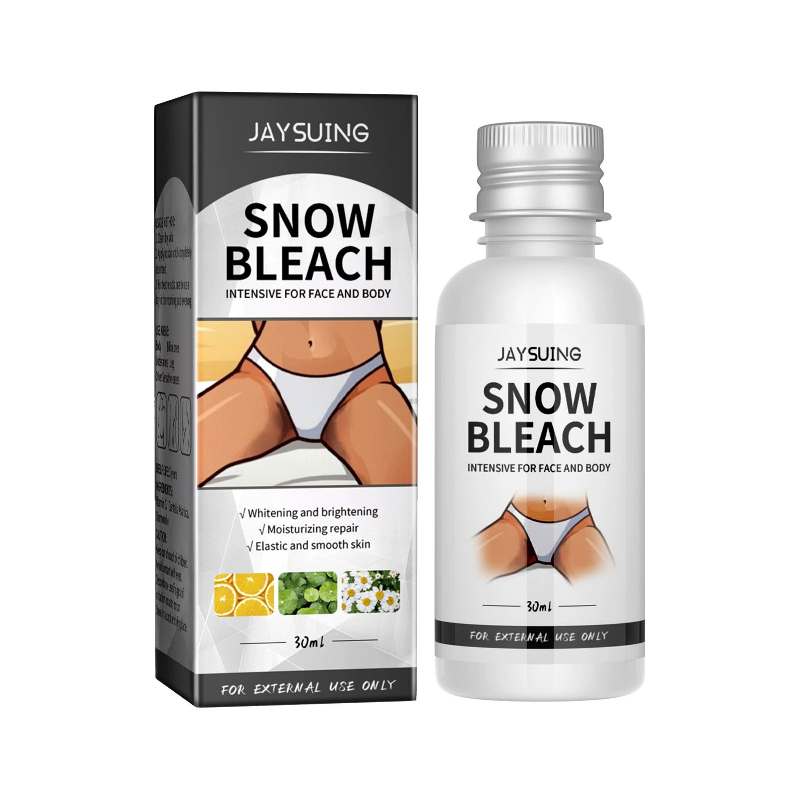 Armpit Thigh Darkening Cream Snow Bleach Cream - Whitening for Private Parts, Underarms & Dark Spot Removal - Gentle Skin Lightening 1 set