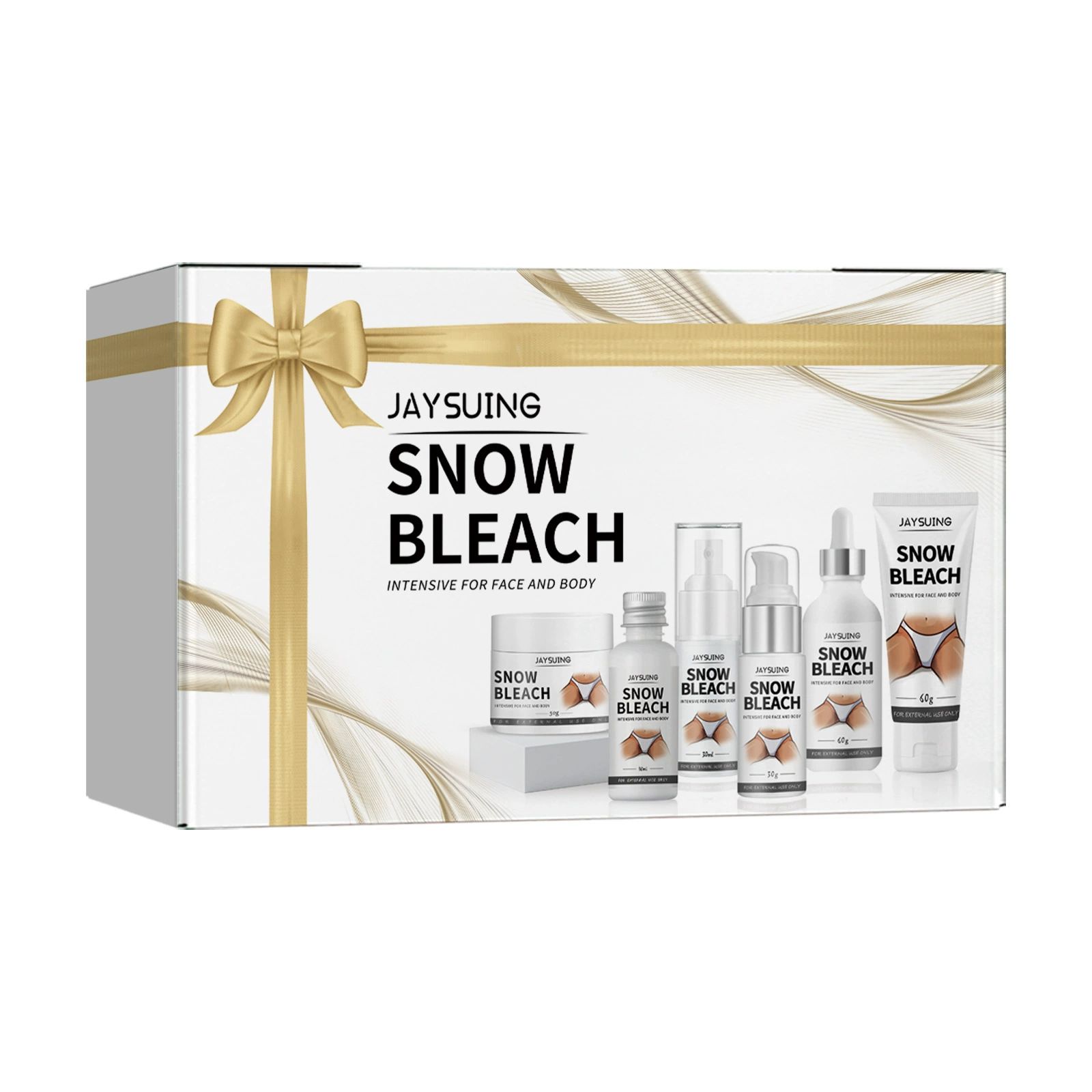 Armpit Thigh Darkening Cream Snow Bleach Cream - Whitening for Private Parts, Underarms & Dark Spot Removal - Gentle Skin Lightening 1 set