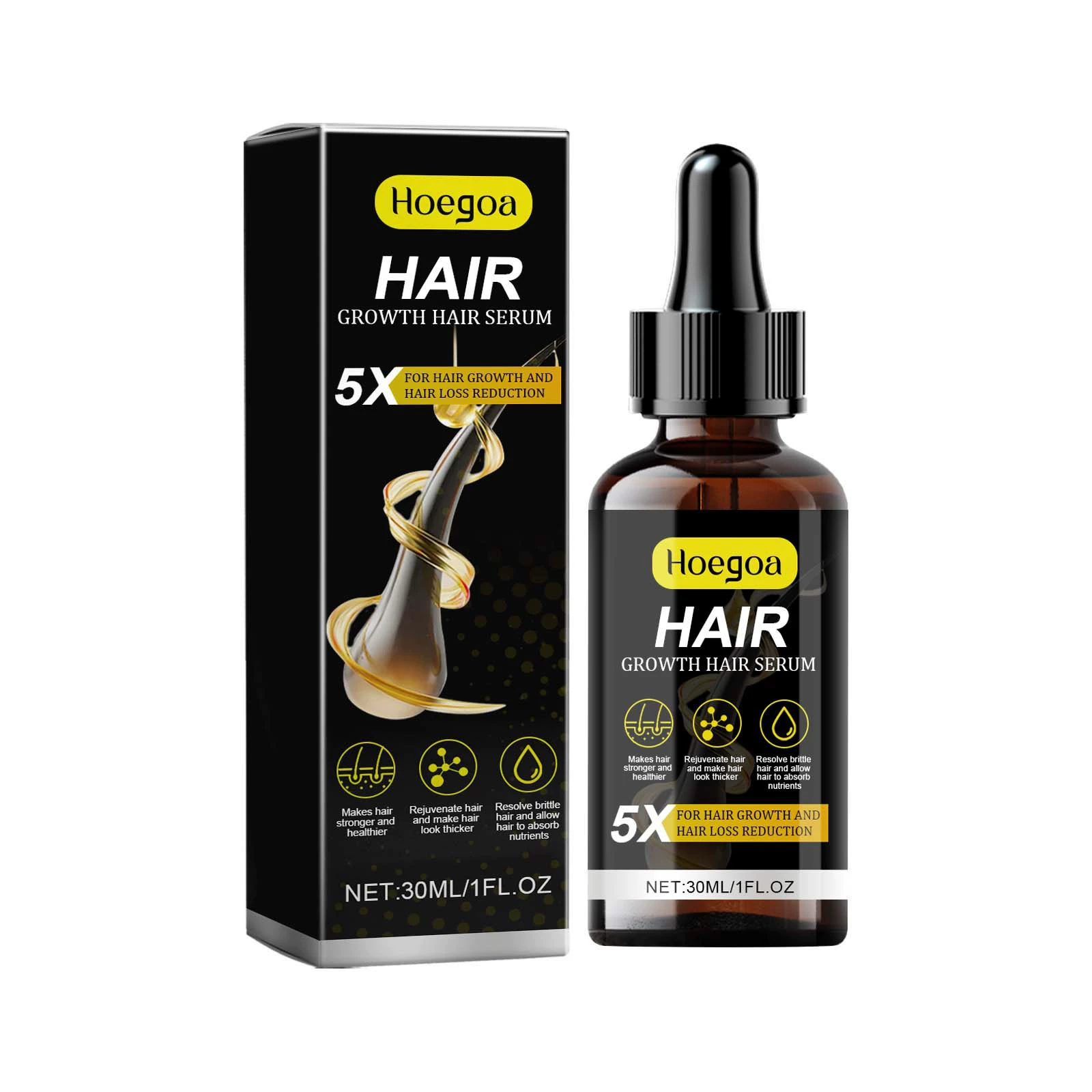 for Men & Women, Advanced Formula Hair Regrowth Spray and Topical Solution for Thinning Hair and Beard, Long-Lasting Results