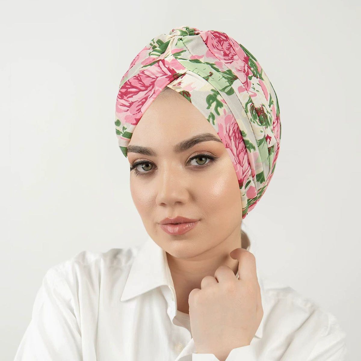 African Women Turban Caps Pre-Tied Twisted Turbans Head Scarf for Women Hair Wraps Cover Beanie Cancer Chemo Headwear