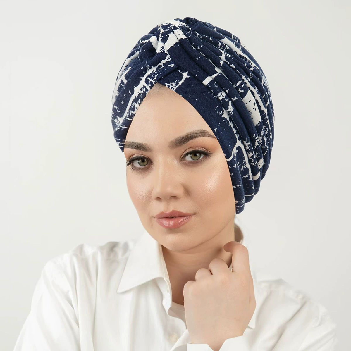 African Women Turban Caps Pre-Tied Twisted Turbans Head Scarf for Women Hair Wraps Cover Beanie Cancer Chemo Headwear