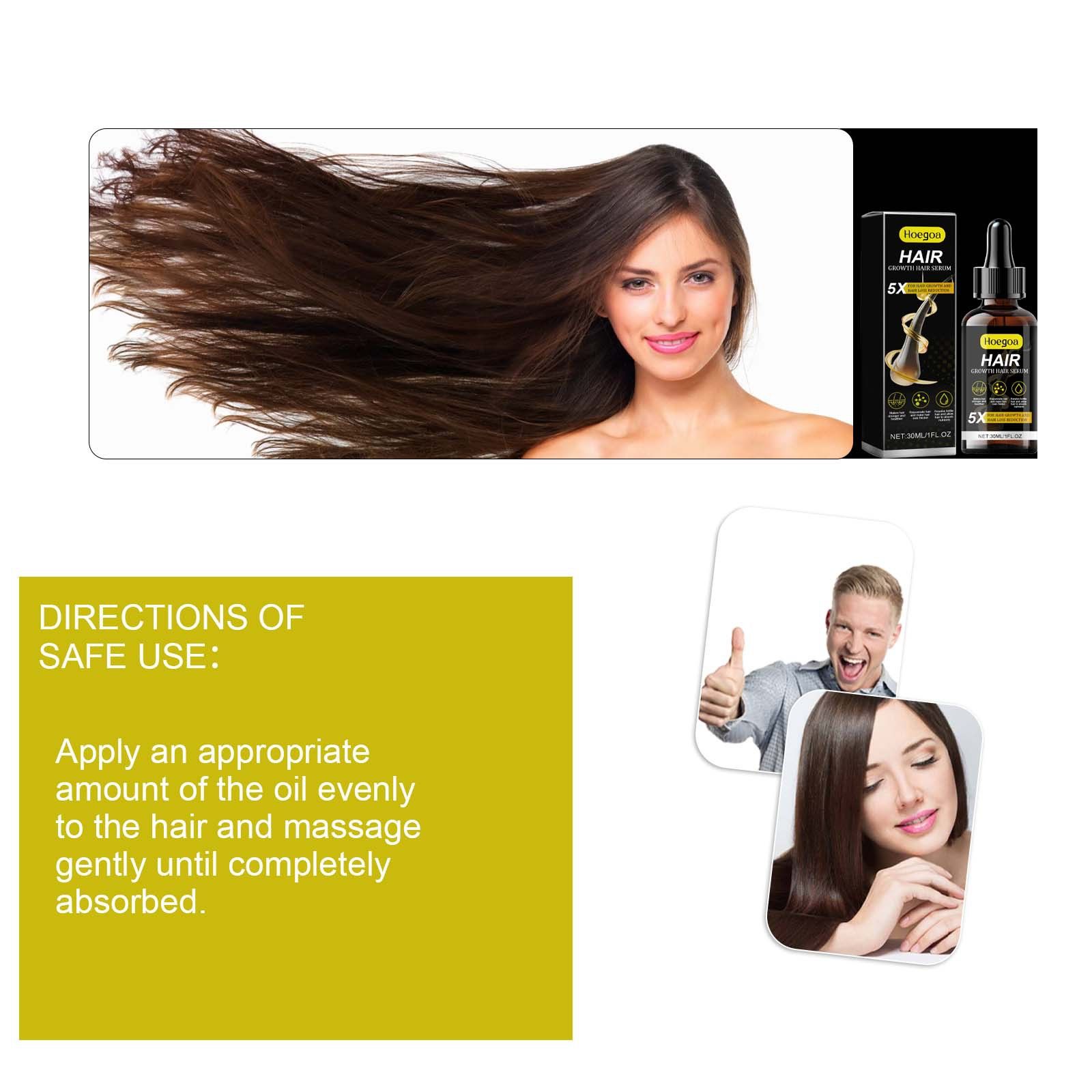 for Men & Women, Advanced Formula Hair Regrowth Spray and Topical Solution for Thinning Hair and Beard, Long-Lasting Results