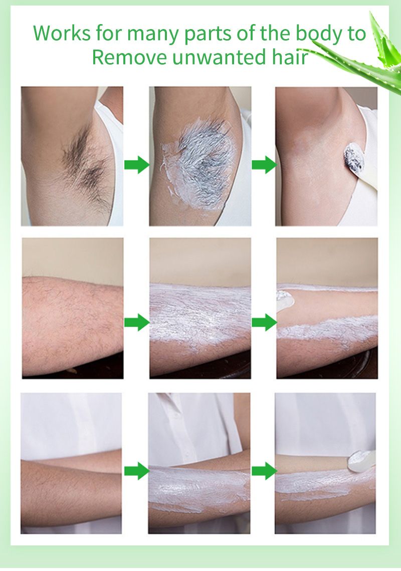 Hair Removal Spray, Mild Painless Facial Hair Remover Cream for Underarm, Arm, Leg, Bikini Areas Body Hair Depilatories Product for Women Men 30ml