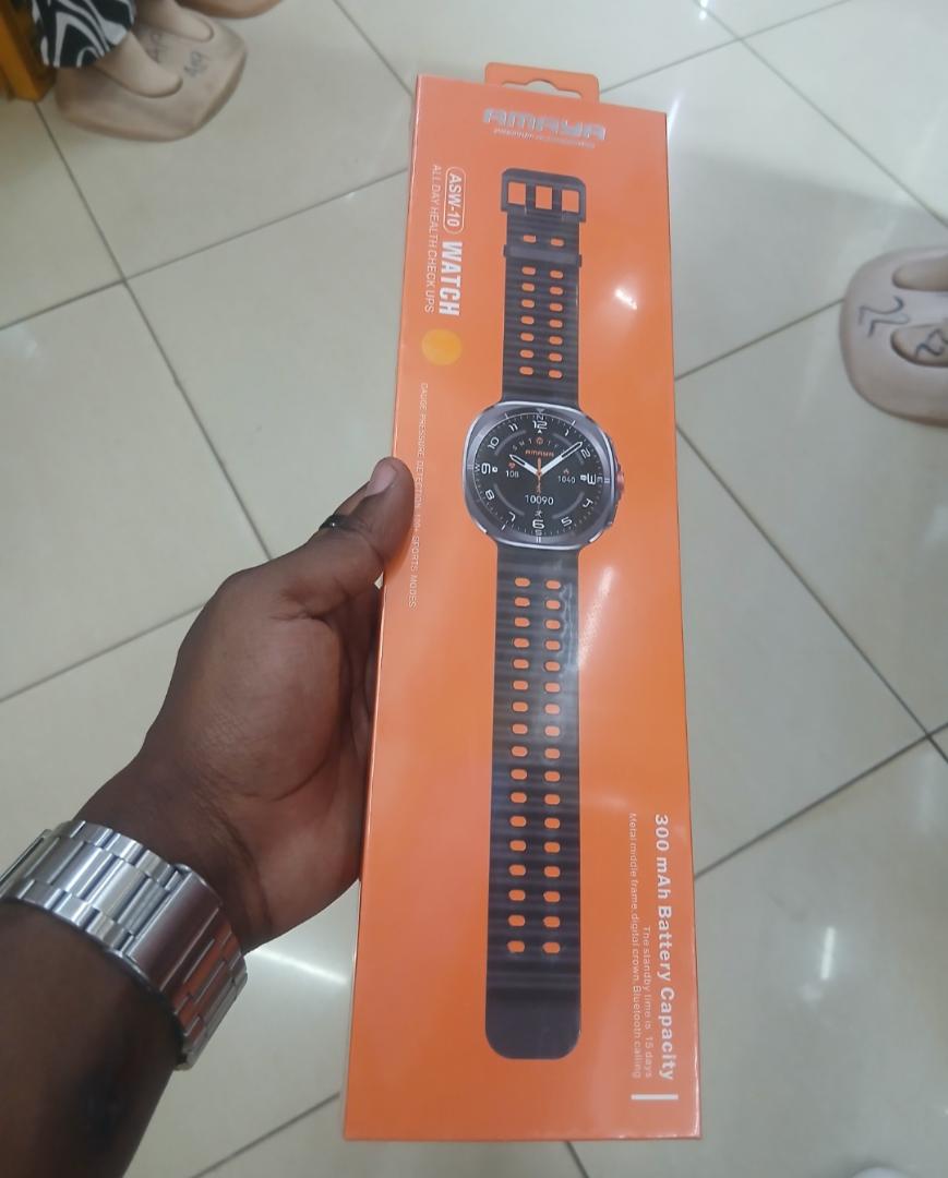Amaya ASW 10 Ultra Stainless Steel Frame Premium Multifunctional Smartwatch