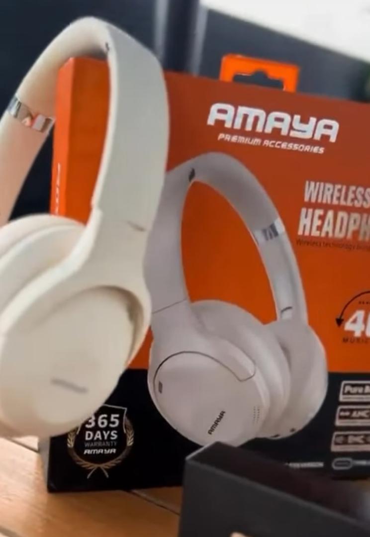 Amaya AEB H360D Active Noise Cancellation Over-Ear Heavy Bass Headsets