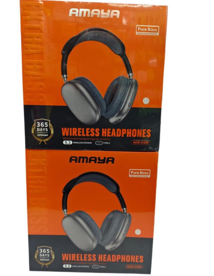 Amaya AEB H300 Wireless Over-Ear Heavy Bass Headphones