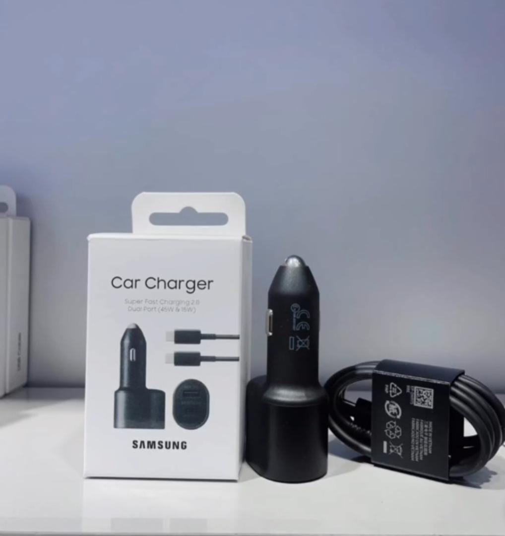 Samsung 45W Super Fast Car Charger Complete With 45W USB-C Port & 15W USB-A