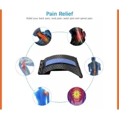 Magic Stretch Back Massager - Spine Pain Relief & Relaxation Tool for Fitness Support, Adjustable & Portable Design