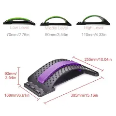 Magic Stretch Back Massager - Spine Pain Relief & Relaxation Tool for Fitness Support, Adjustable & Portable Design