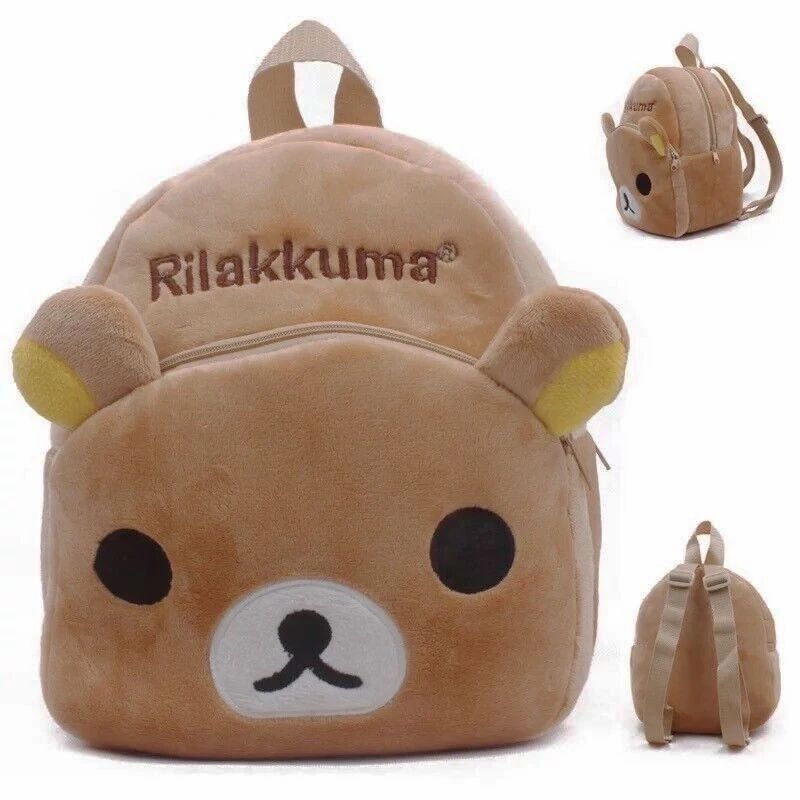 EASY ADJUST 💖 Cute Cartoon Plush Toy Bag Infants Kid Early School Preschool Bags Portable Children Mini Travel Backpack