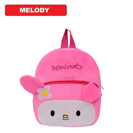 EASY ADJUST 💖 Cute Cartoon Plush Toy Bag Infants Kid Early School Preschool Bags Portable Children Mini Travel Backpack