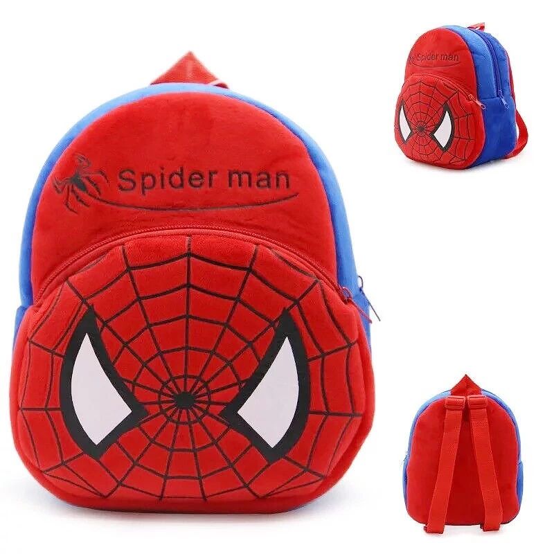 EASY ADJUST 💖 Cute Cartoon Plush Toy Bag Infants Kid Early School Preschool Bags Portable Children Mini Travel Backpack