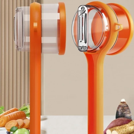 WOLFAY High Quality Portable Multifunctional Peeler, Kitchen Accessories Storage Bucket Veggie Potatoes Peelers Kitchen Utility Tools