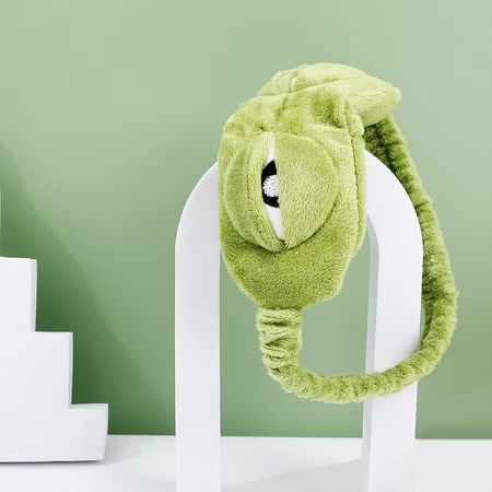 Women Men Soft Portable Travel Sleep Eye Masks / Sad Frog Designed 3D Cartoon Natural Sleeping Eyeshade / Sleeping Eyes Cover