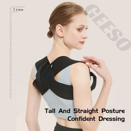 Back Adjustable Support Belt Posture Corrector Shoulder Straps Fitness Expansion Chest Muscle Sokongan Belakang