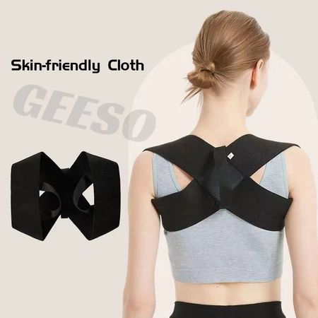 Back Adjustable Support Belt Posture Corrector Shoulder Straps Fitness Expansion Chest Muscle Sokongan Belakang