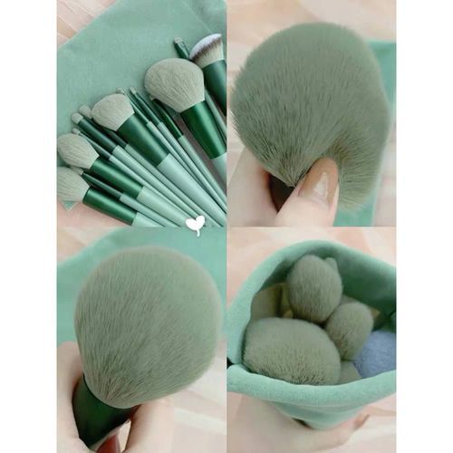 13PCS Makeup Brush Kit With Storage Bag Eyeshadow Eyebrow