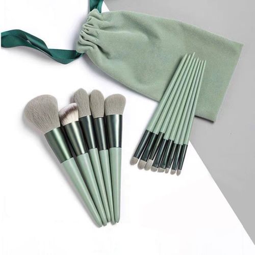 13PCS Makeup Brush Kit With Storage Bag Eyeshadow Eyebrow