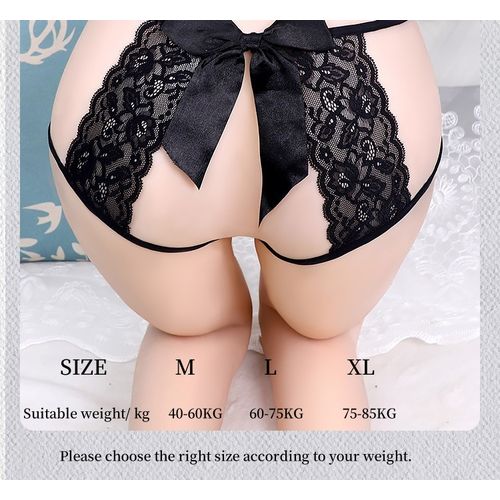 Women's Lace Sexy Panties Underwear Black