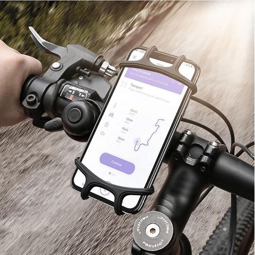 Universal motorcycle mobile phone holder silicone motorcycle bicycle handlebar bracket installation mobile phone holder