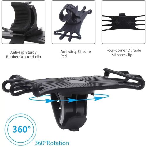 Universal motorcycle mobile phone holder silicone motorcycle bicycle handlebar bracket installation mobile phone holder