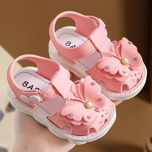 SXCHEN Kid's Shoes Girls Sandals Non-slip Soft Sole Princess Beach Sandals