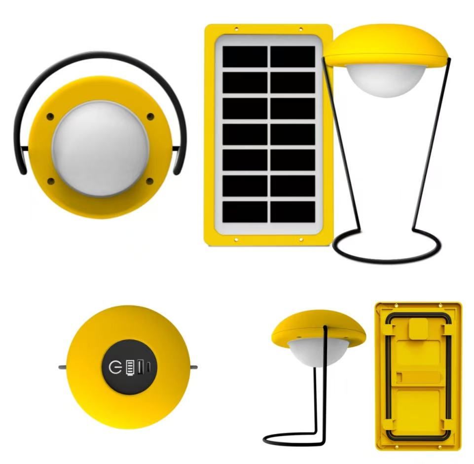 Sun King Pro 200 Solar Emergency Lamp with USB – Rechargeable Solar Lighting System for Home & Office, Travel use