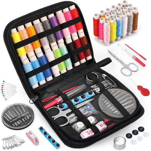 KnMn 86 Pcs Sewing Kit Portable Needle And Thread Kit
