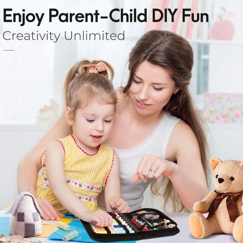 KnMn 86 Pcs Sewing Kit Portable Needle And Thread Kit