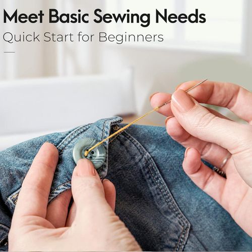 KnMn 86 Pcs Sewing Kit Portable Needle And Thread Kit