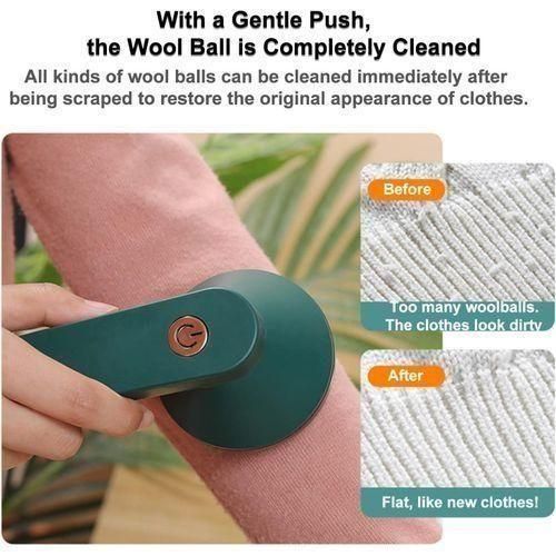 OIPETLUCK Electric Lint Hair Ball Fuzz Remover Fabric Shaver Rechargeable For Clothes