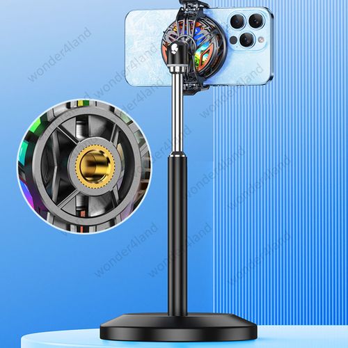 Magnetic Semiconductor Gaming Phone Cooler Portable RGB Light Radiator Cooling Fan